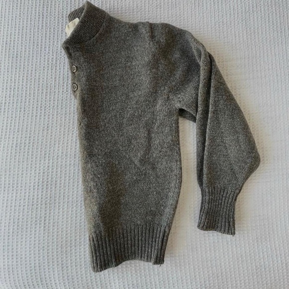 L.L. Bean Charcoal Button-Up Sweater - Picture 5 of 8